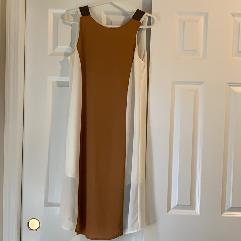 Forever 21 lightweight color block swing dress